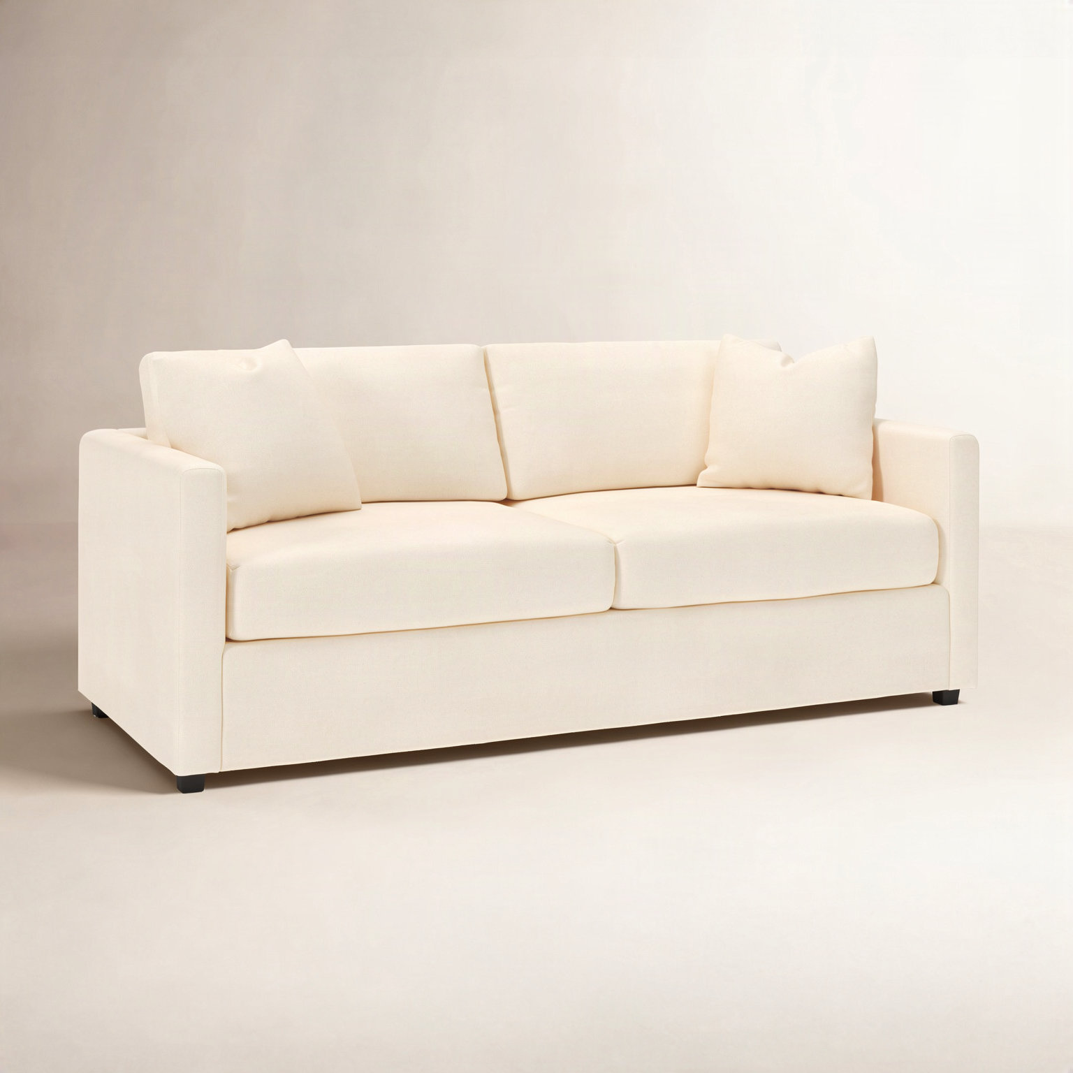 Godwin 75" Sofa, Bayou Natural Canvas