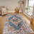 Area Rug 5X7 Vintage Bohemia Large Persian Non-Slip Washable Rug