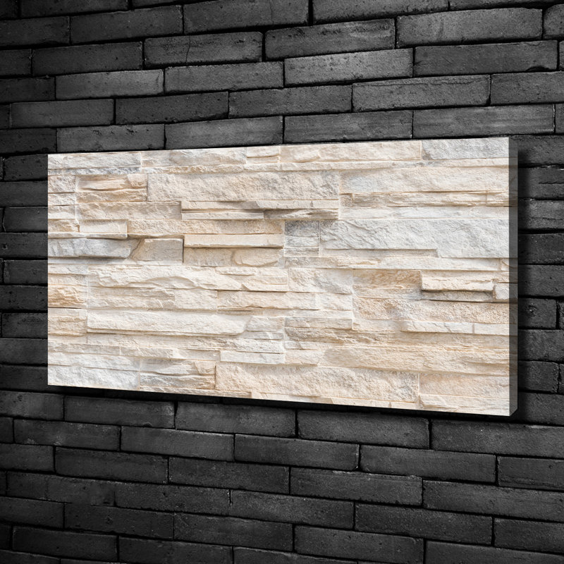Brick Wall - Wrapped Canvas Print