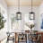 1-Light Dimmable Lantern Pendant Light-228291366