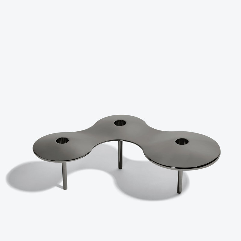 Cell Candle Holder, Rose Gold, Black Stainless Steel