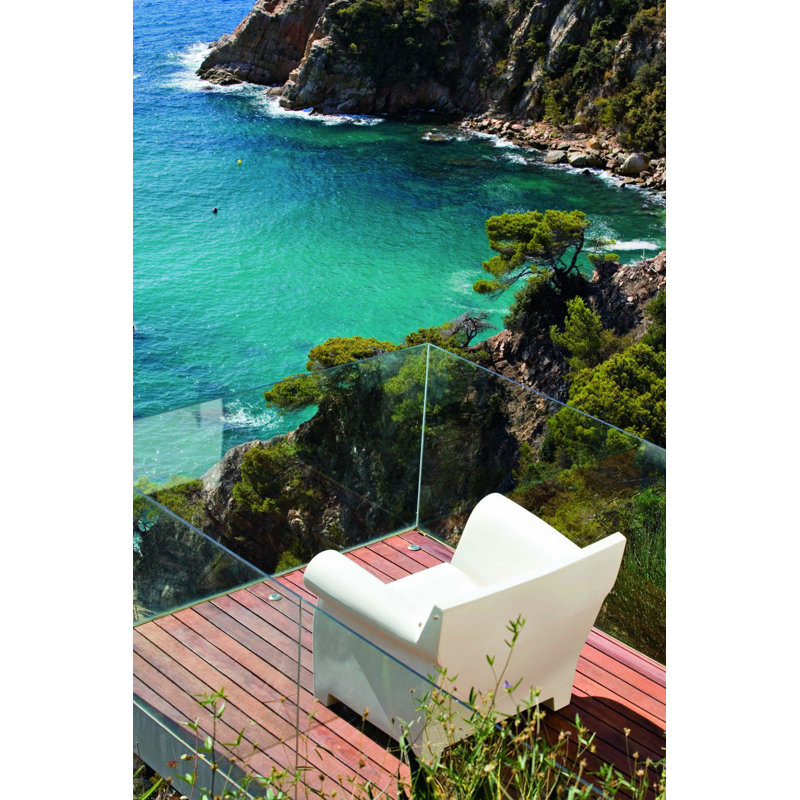 Bubble Club Outdoor Lounge Chair, Terracotta