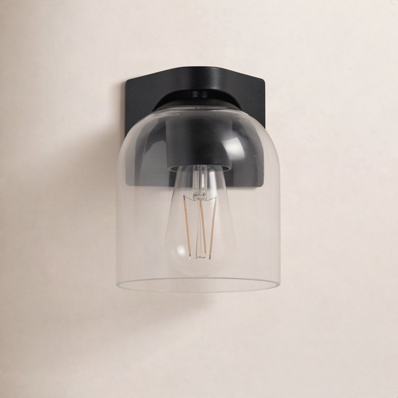 Allman Galena Dimmable Bath Sconce, Black