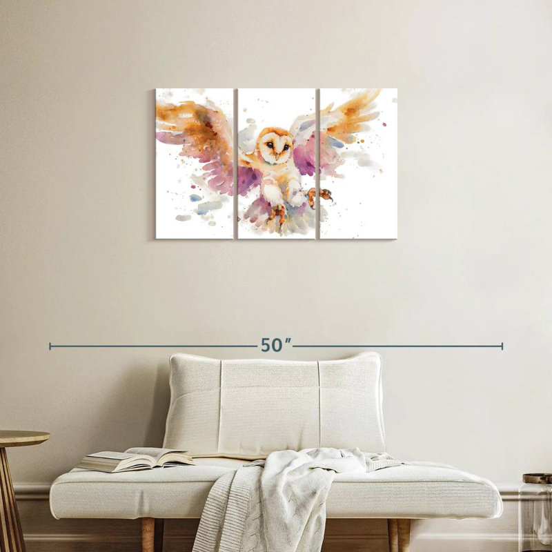 Brampt Twilight Owl, 20" H x 33" W