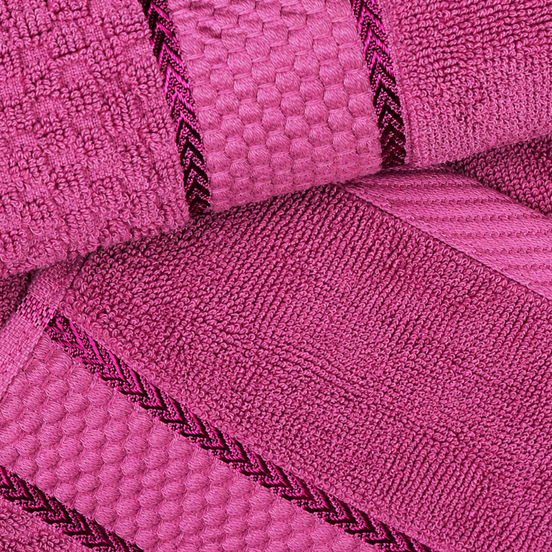 Essuie-mains texturés 100% coton Hode, Mauve raisin, Essuie-mains - paquet de 20