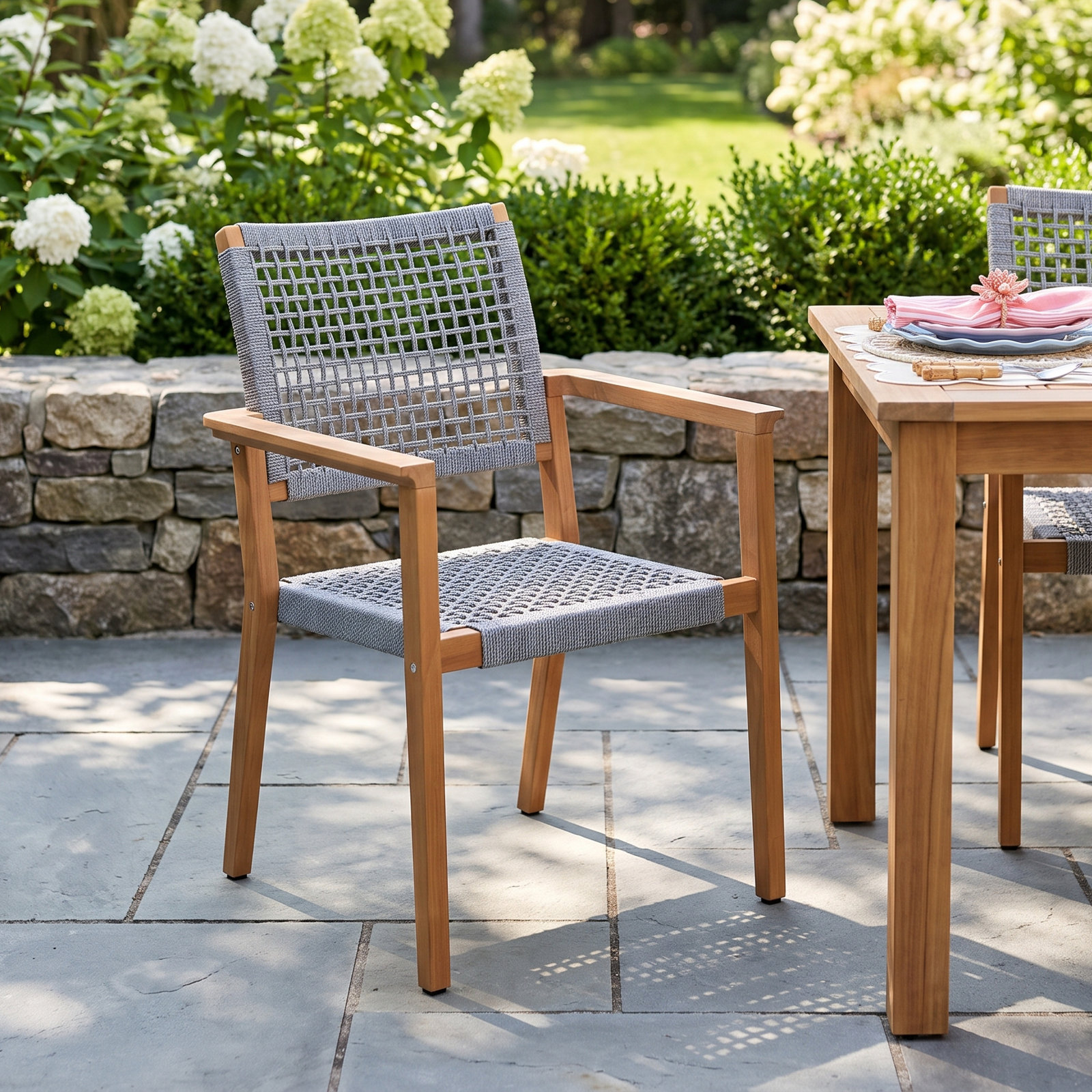 Fleur Stackable Patio Armchair