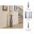 Elegant Floor Candle Holder With Removable Glass Hurricane - Decorative Tabletop Candle Holders For Living Room, Dining Room, Or Home Decor - 41", Silver-1516323652-1426720314