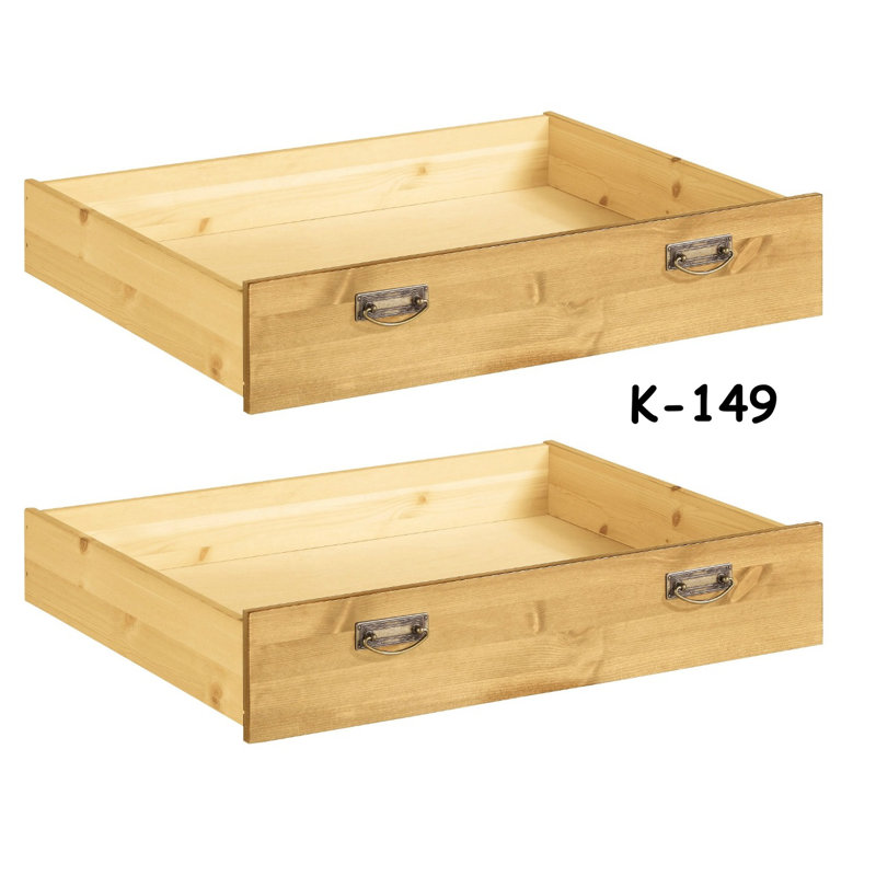 France Underbed Storage Drawers, Oiled