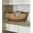 Oval Abaca Moses Striped Storage Basket with Handles