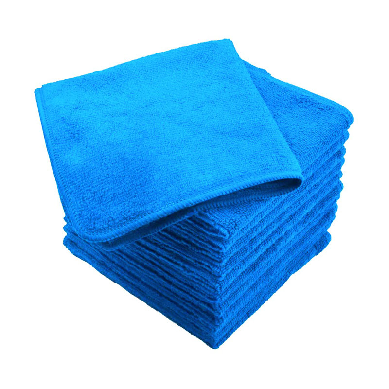 Tissu de microfibre, Bleu, 5,35 po x 12,40 po