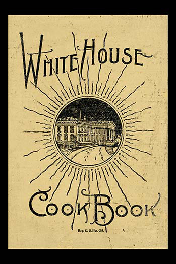 « white house cook book », publicité rétro
