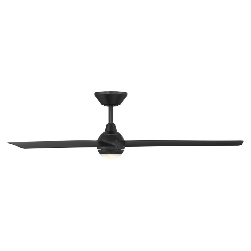 Pisces 3-Blade Smart Ceiling Fan With 2700K-3000K-4000K-5000K Selectable LED Light Kit and Remote Control Included, Works With Alexa and iOS or Android App