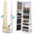 21.5'' Wide Freestanding Jewelry Armoire with Mirror,LED-1970134269