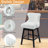 Angelicamae Unfinished Swivel 29'' Stool-69224520-118511479