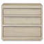 Solaria 3 - Drawer Solid Wood Nightstand in Dune
