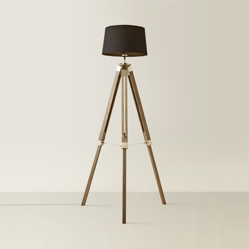 Bella Vista 153cm Tripod Floor Lamp, Black