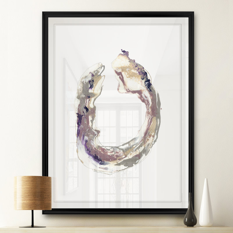 E Fluorite II - Print on Canvas, 18.5" H x 24.5" W x 1.5" D, Black Framed
