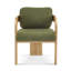 Chaises de salle à manger rembourrées Demars Modern-114906739-114906740