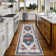 Machine Washable Rug with Rubber Backing for Living Room Boho Non-Slip Dining Room Rug Easy-Cleaning Floor Carpet for Bedroom