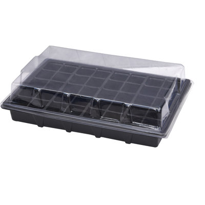 Boule Plastic Nursery Seed Tray Propagator (Set of Three)