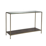 Kingston 48'' Glass Top Console Table