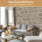 Wallwell Faux Stone Wall Panel 45.88" X 12.75"  | Slate Stone-B-101054681