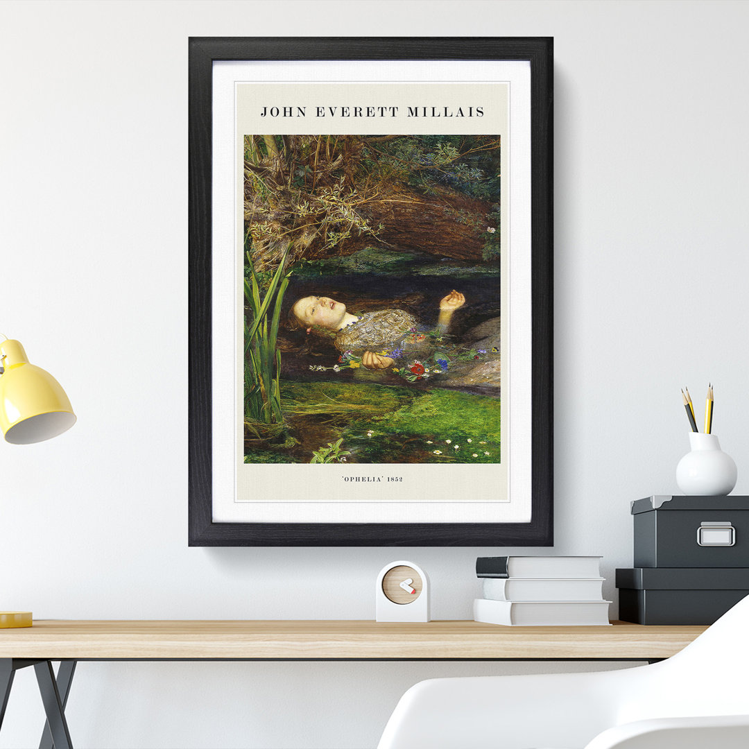 Ophelia by John Everett Millais - Picture Frame Painting