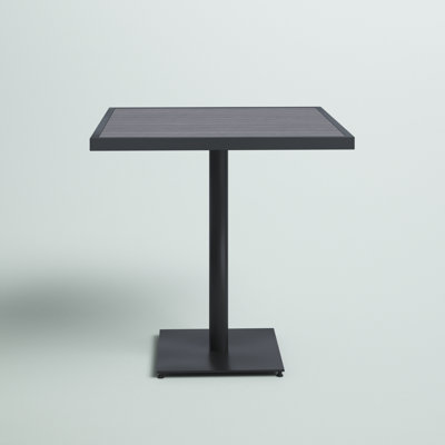 Saville Outdoor Faux Teak Dining or Patio Table with Poly Slats by Trent Austin Design