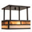 Hyde Park "T" Mission 2 - Light Semi Flush Mount