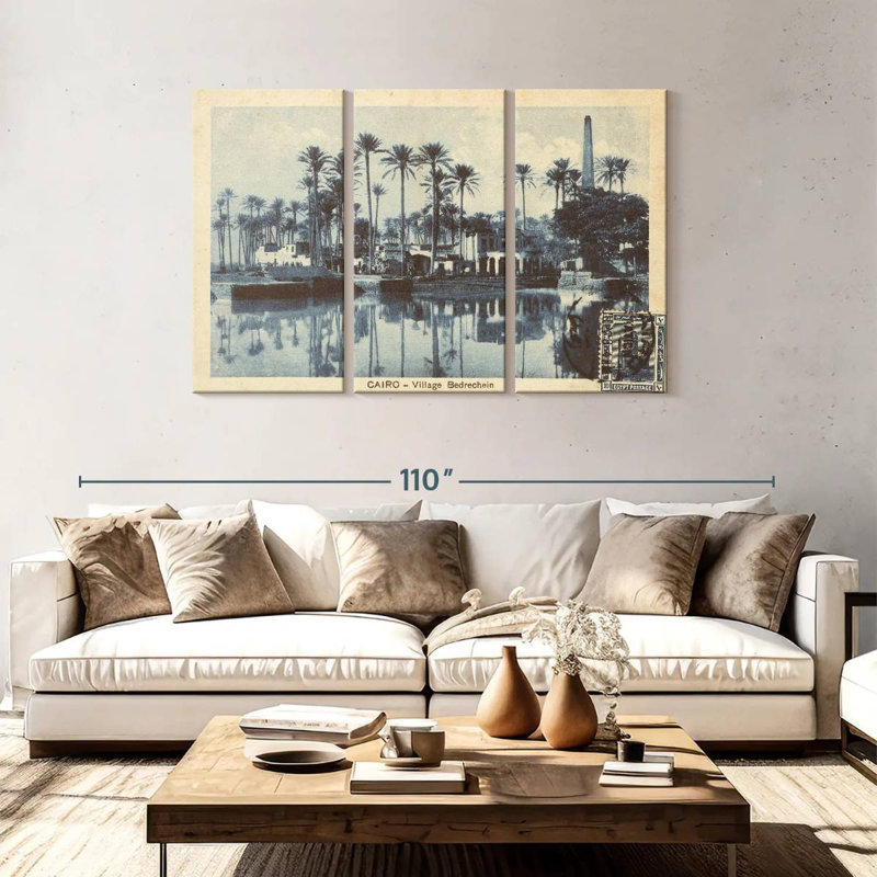 Rorry Cairo Village, 48" H x 74" W