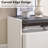 23'' Nightstand with Charging Station, Bedside Table with Storage and Open Shelves-1078121966