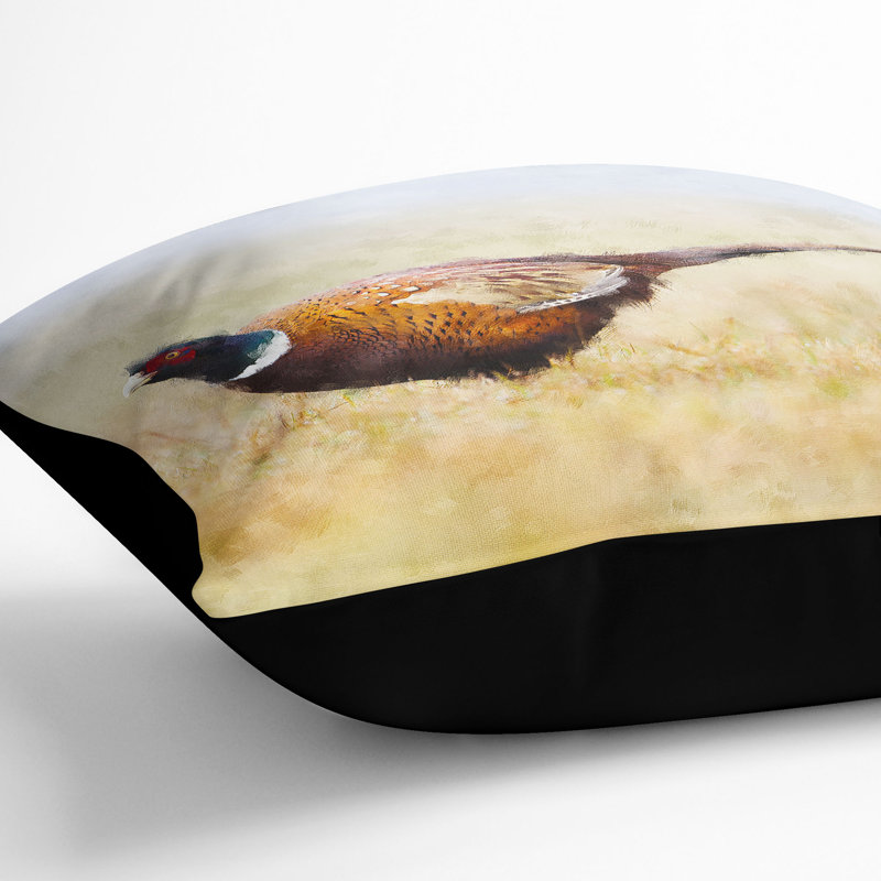 Square Throw Cushion, 40cm H x 40cm W x 15cm D, Black