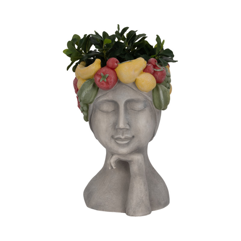 Polyresin Face Planter - Enrich Your Space With Greenery