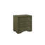 3-Drawer Nightstand - Almond-1430110661