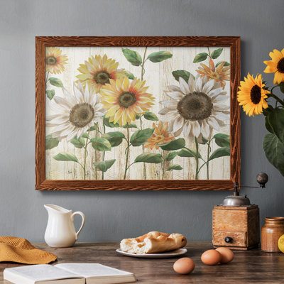 Sunflower Surprise- Rustic Framed Gallery Wrapped Canvas