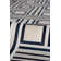 Natural Hide Cowhide Geometric Area Rug