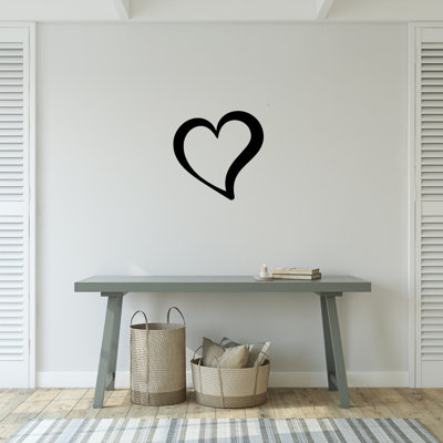 Metal Heart Love Sign