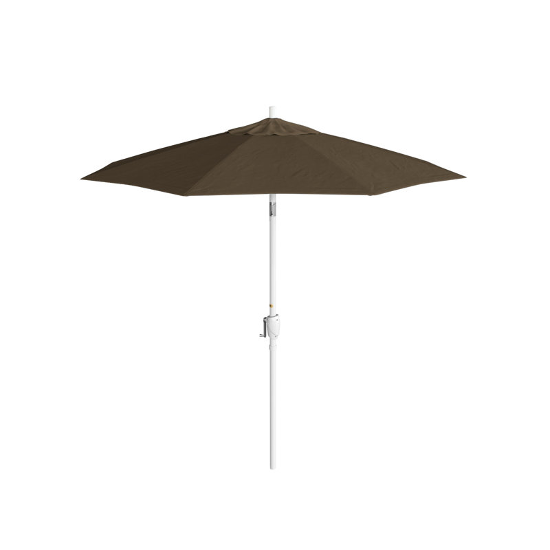 Parasol de marché 7,5', Blanc, Sunbrella®, Cacao