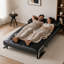 2 Seater Faux Leather Sofa Bed-1564619891