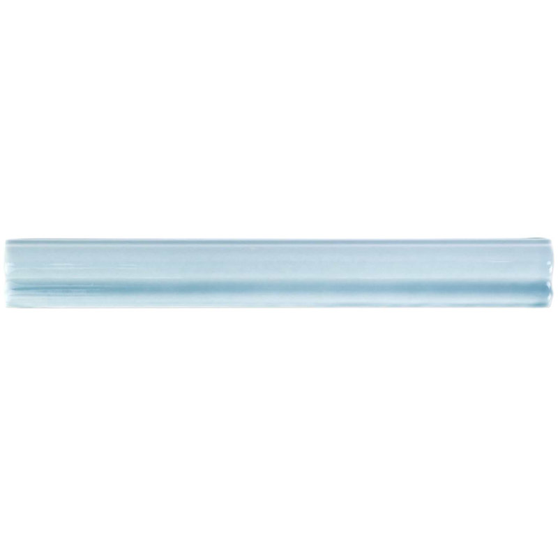 Seaport 10 in. L x W Ceramic Round Tile Trim, Topacio