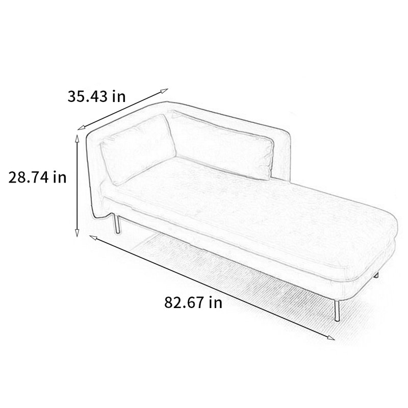 Élégante chaise en bois massif, Orienté à gauche (vu de face)