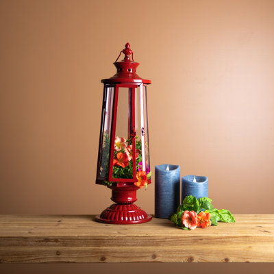 24'' H Metal Tabletop Lantern