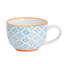 Nicola Spring - Hand-Printed Cappuccino Cups-50928806