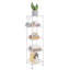 Amaud 30cm W Metal Height -Adjustable Shelving Unit-1300565022
