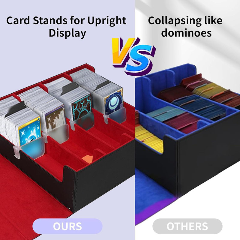Trading Card Storage Box,Card Storage Box,Quadruple Mtg Deck Box...