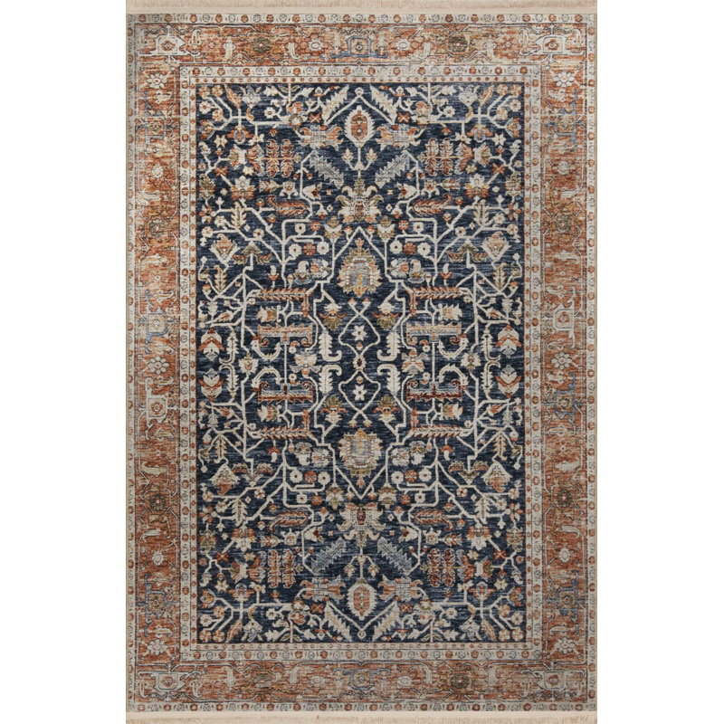 Tapis rectangulaire Vittorina, Rectangle 2 pi 8 po x 5 pi