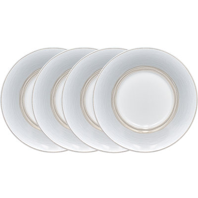 Noritake Linen Road Set Of 4 Saucers, 6"