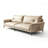 Khaki Genuine Leather Modular Sofa