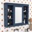 Elegant Wall-Mounted Mirror Cabinet with Concealed Storage-783618032