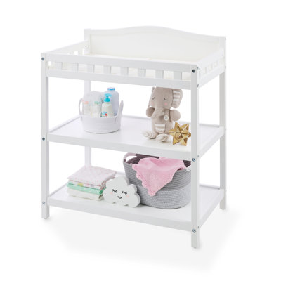 Simply Stylish Baby Changing Table - White